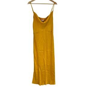 Anthropologie Yellow Maxi Dress